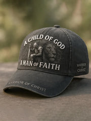 Unisex A Child Of God A Man Of Faith Print Hat