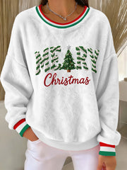 Women's Christmas Print Casual Sweatshirt