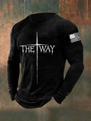 Men's The Way Cross Long Sleeve T-shirt