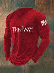 Men's The Way Cross Long Sleeve T-shirt
