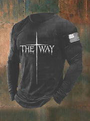 Men's The Way Cross Long Sleeve T-shirt