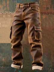 Men's Retro Warm Outdoor Pants