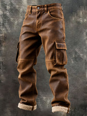 Men's Retro Warm Outdoor Pants