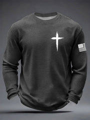 Men's The Way The Truth & The Life Waffle Long Sleeve T-Shirt