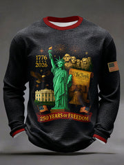 Men's 250 Years of Freedom Waffle T-Shirts