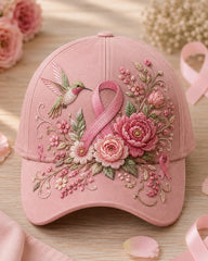 Breast Cancer Awareness Pink Floral Hat