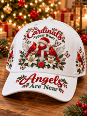 Unisex When Cardinals Appear Angels Are Near Hat