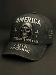 Unisex Freedom Is Not Free Faith Print Hat