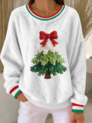 Women's Christmas Print Casual Sweatshirt