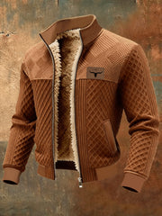 Men's Western Fleece-Lined Jacket