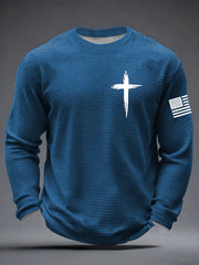 Men's The Way The Truth & The Life Waffle Long Sleeve T-Shirt