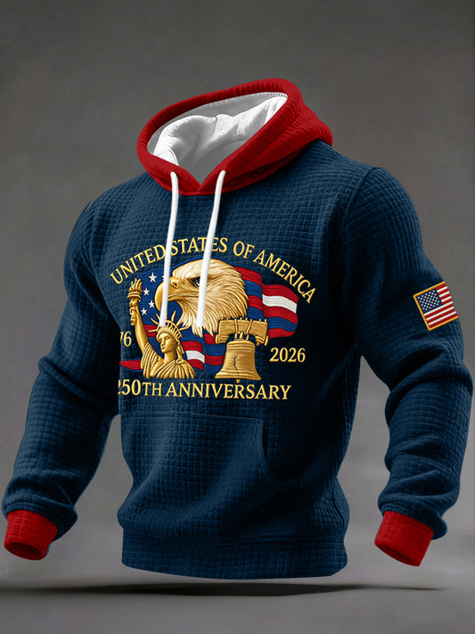 Men's American 250th Anniversary Print Hoodie