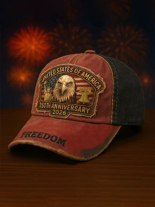 American 250th Anniversary Print Casual Unisex Cap