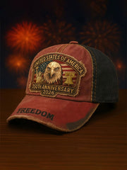 American 250th Anniversary Print Casual Unisex Cap