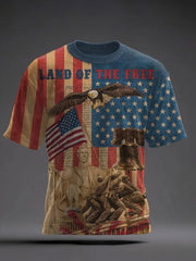 Men's 250th Anniversary Printed Casual T-Shirt