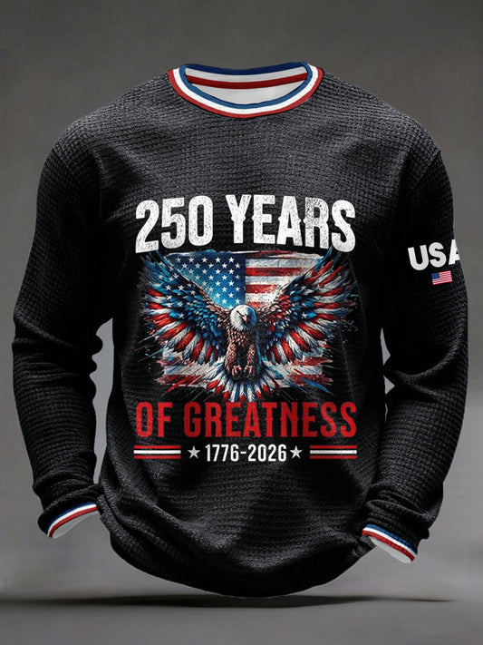Men's 250 Years of Greatness Waffle T-Shirts