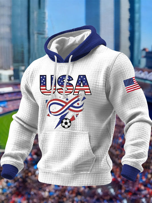 Men's USA Soccer Printed Hoodie