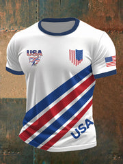 Men's USA Soccer Printed T-shirt