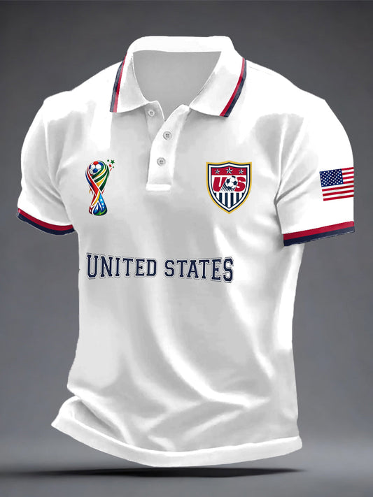 Men's USA Soccer Printed Shirt