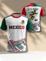 Men's Mexico Football Lover Printed short sleeves t-shirt