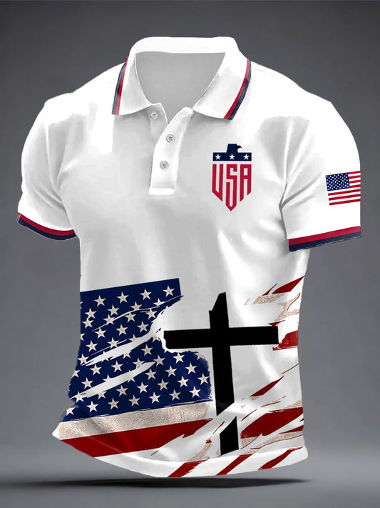 Men's USA Soccer Printed Shirt