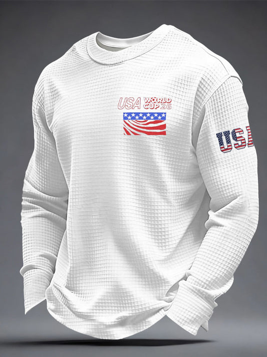 Men's USA Soccer Waffle Top