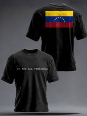 Unisex Peace No War We Are All Venezuela Libre Printed T-shirt