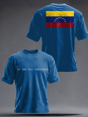 Unisex Peace No War We Are All Venezuela Libre Printed T-shirt