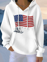 Women's USA Winter Sports 2026 Print Hoodie