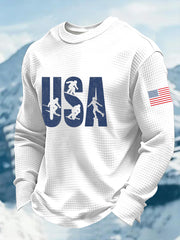 Men's USA Winter Sports 2026 Waffle Top