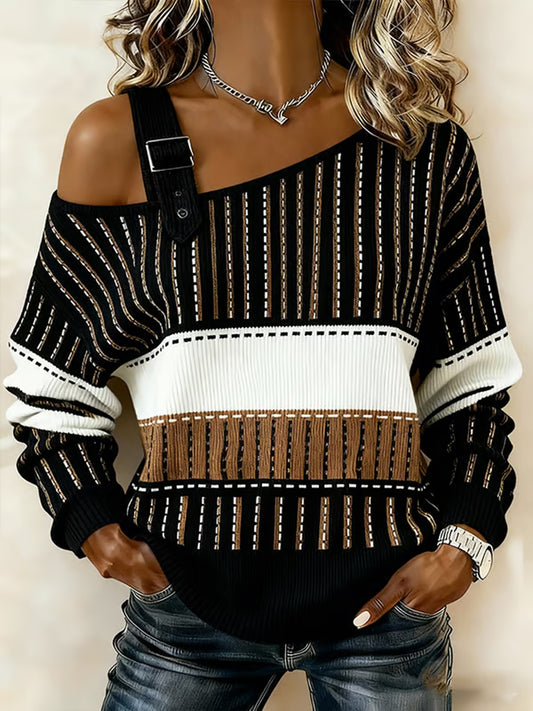 Women'S Vintage Western Casual Color Block Printed Top