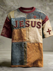 Men's Jesus Cross Short Sleeves T-shirt