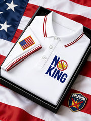 Unisex  FDT No Kings Printed Casual Tops