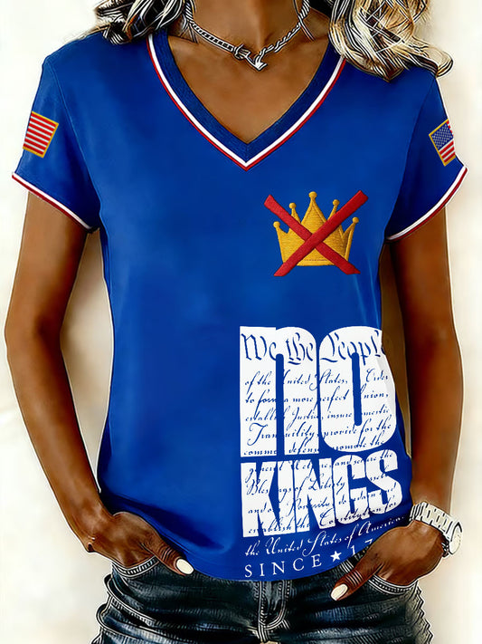 Women's FDT No Kings Printed T-shirt