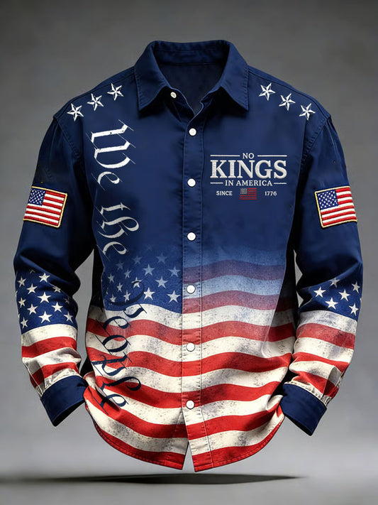 Unisex  FDT No Kings Printed Shirt