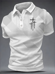 Men's Faith Print Casual Top