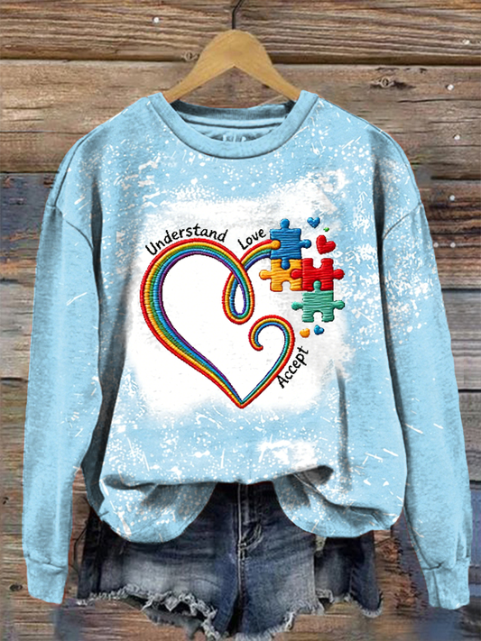 Women's Autism Awareness Regular Sweatshirt