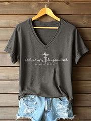 Women's 'Motherhood Is Kingdom Work' Printed Casual T-Shirt