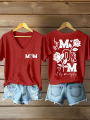 Women's Mother's Day Printed Casual T-Shirt