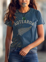 Women's Maori Art NZ Printed T-shirt