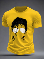 Men's Men's Pop Music Inspired Casual T-shirt