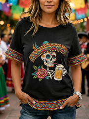 Women's May Fifth Festival Ruffle T-shirt