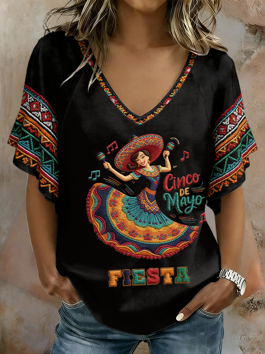 Women's May Fifth Festival Hang Shot Short Sleeve T-Shirt