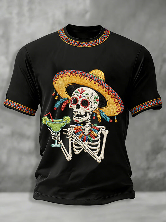 Men's Cinco de Mayo Print Casual T-Shirt