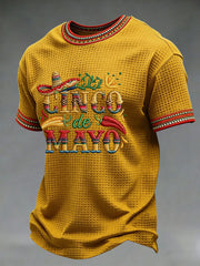 Men's Cinco de Mayo Printed Casual T-Shirt