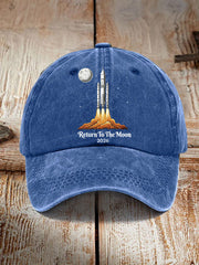 Unisex  Return To The Moon 2026 Print Hat