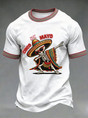 Men's Cinco de Mayo Printed Casual T-Shirt