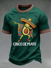 Men's Cinco de Mayo Printed Casual T-Shirt