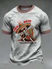 Men's Cinco de Mayo Printed Casual T-Shirt