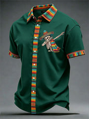 Men's Cinco de Mayo Printed Casual Shirt